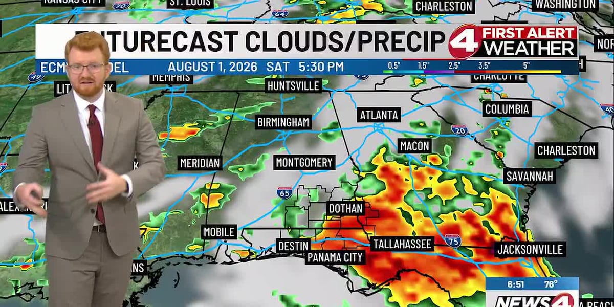 Seasonably Hot As Wetter Days Close In