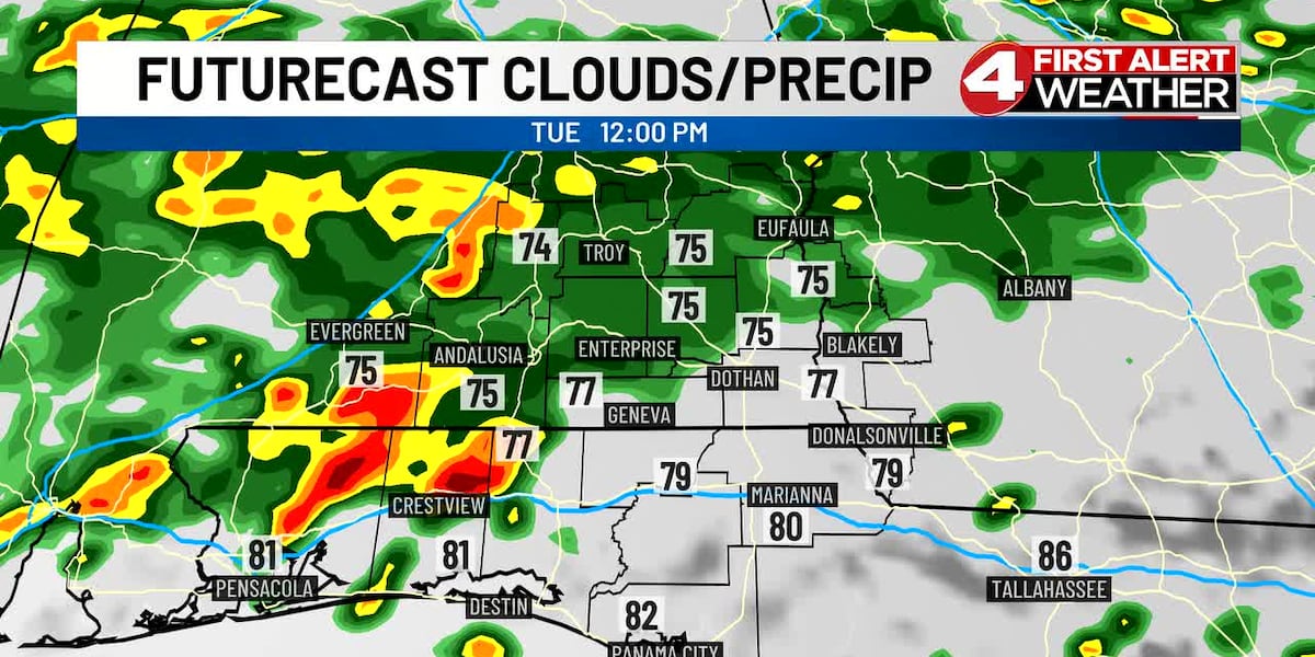 Wet and unsettled pattern continues through the rest of the week