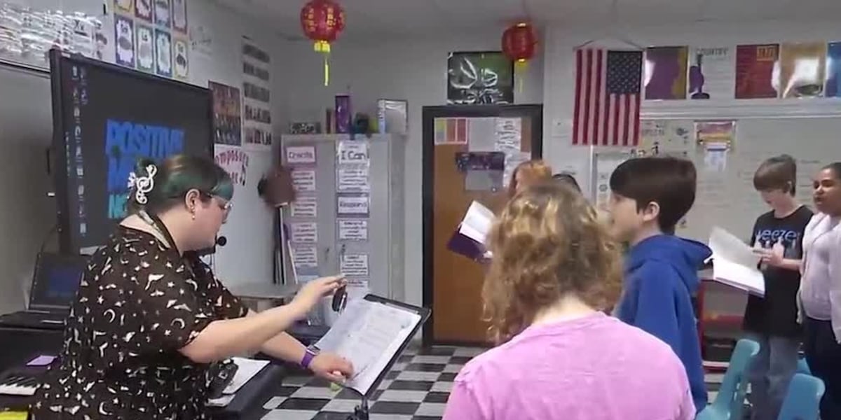 Ashford Elementary music teacher named April Teacher of the Month