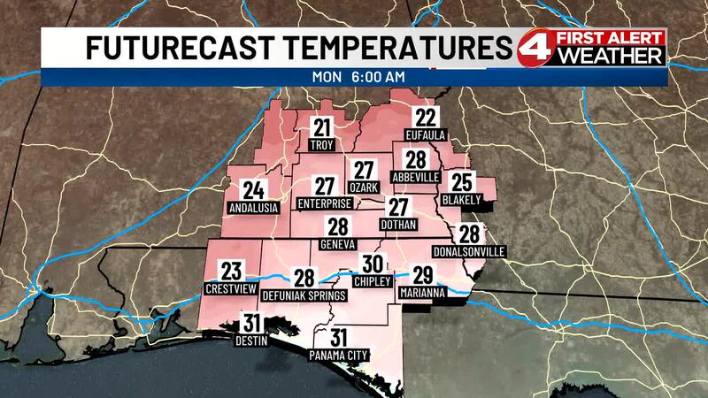Warmth is briefly penetrating the Deep South before atmospheric energy pushes intense cold...
