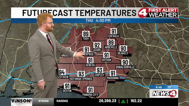 Meteorologist Ryan Dugger Weathercast Thursday, July 16, 2026