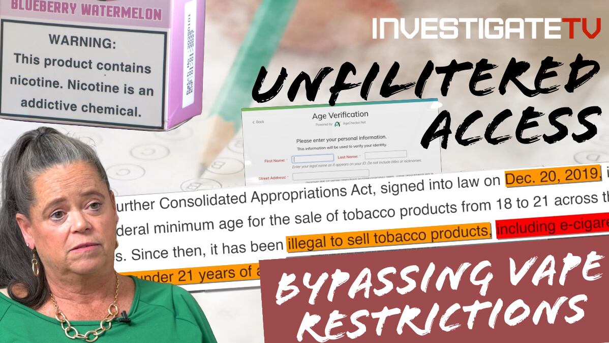 Teens bypass vape age restrictions online