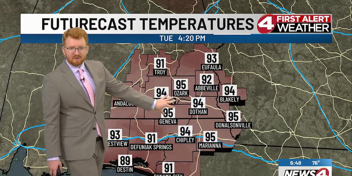 Hotter-Than-Normal Stretch Begins