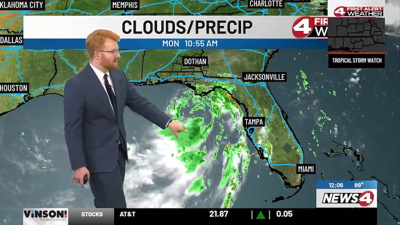Meteorologist Ryan Dugger Weathercast Monday, July 20, 2026