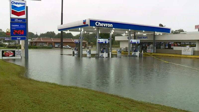 Some parts of northern and southern Alabama have been inundated with heavy rain, causing...