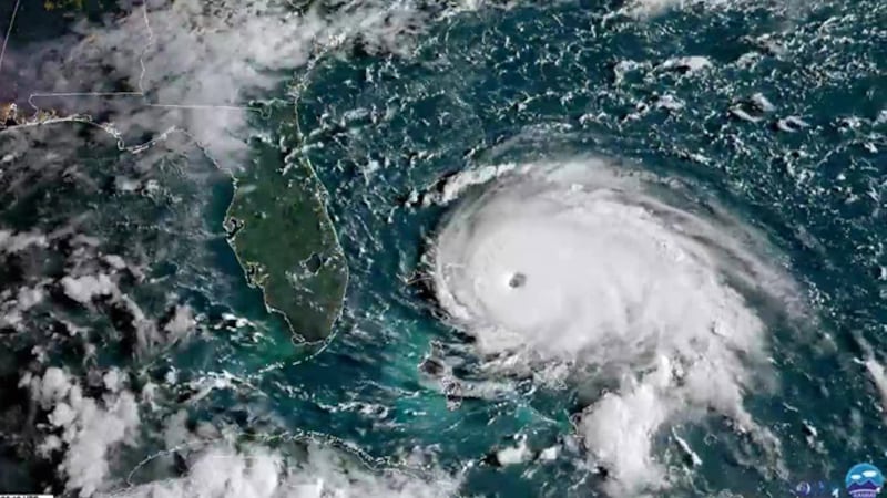 Hurricane Dorian's winds have reached 175 mph as of the 9 a.m. ET update. (Source:...