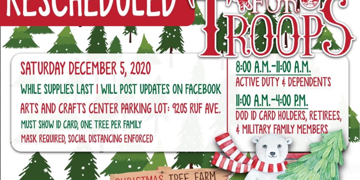 Fort Rucker Flyer Fort Rucker’s Trees for Troops event rescheduled