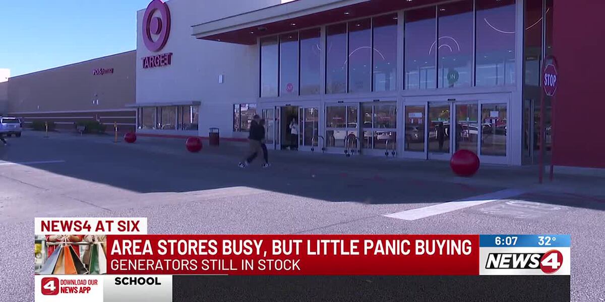 Area stores busy, but little panic buying ahead of winter storm