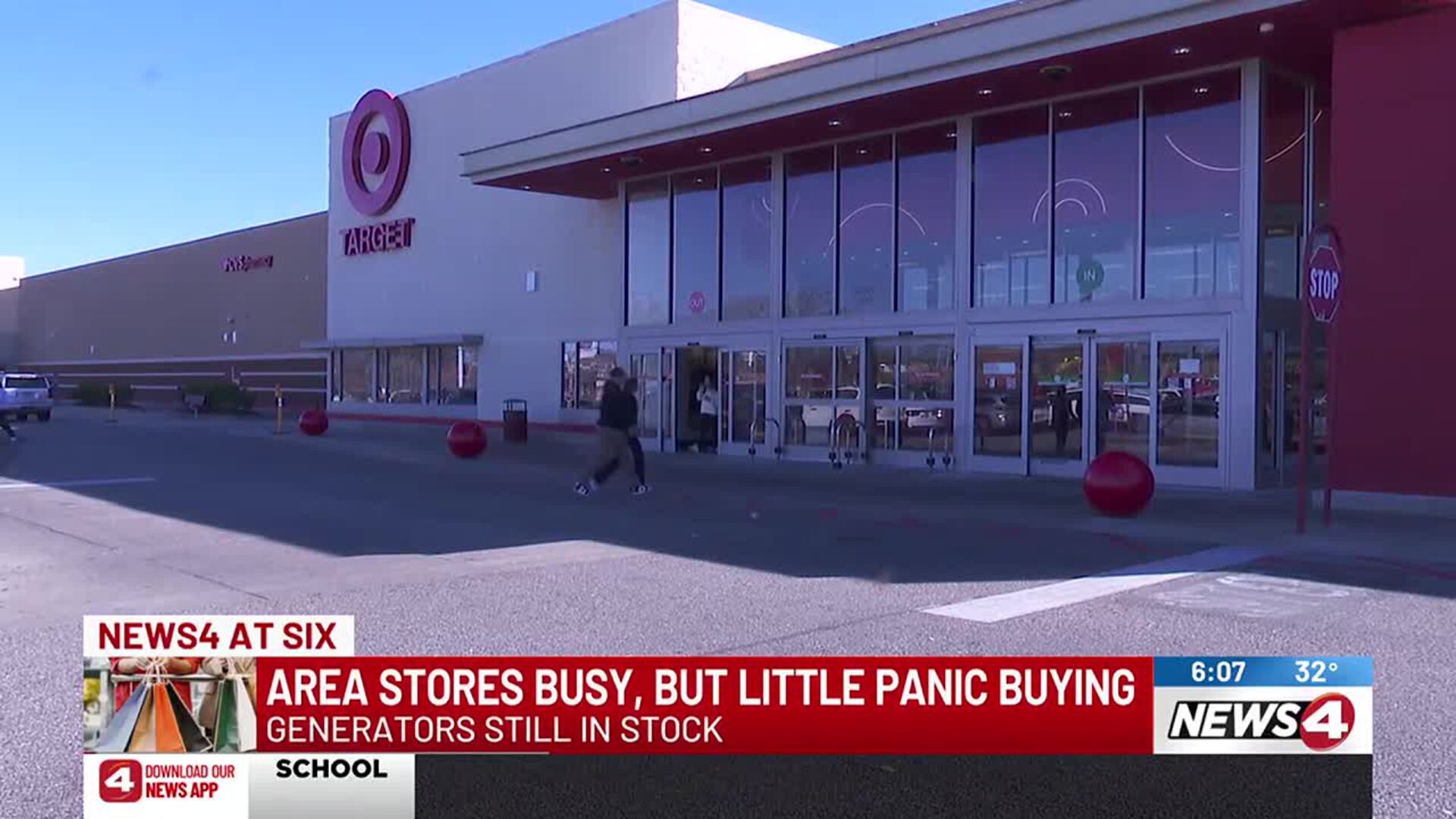 Area stores busy, but little panic buying ahead of winter storm