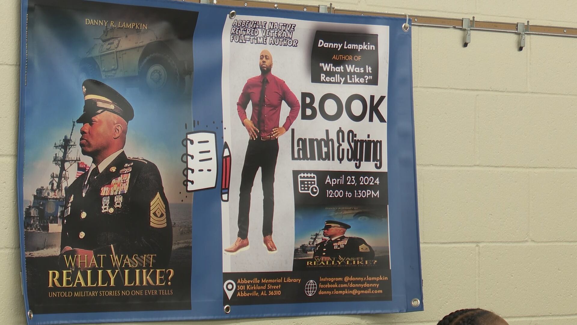 Abbeville military veteran shares life story through book