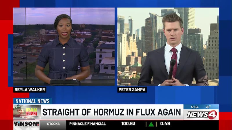 Straight of Hormuz in flux again.