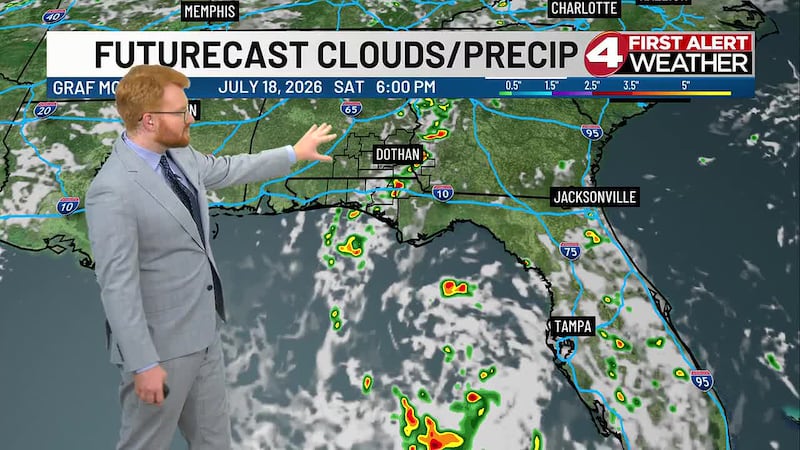 Meteorologist Ryan Dugger Weathercast Friday, July 17, 2026