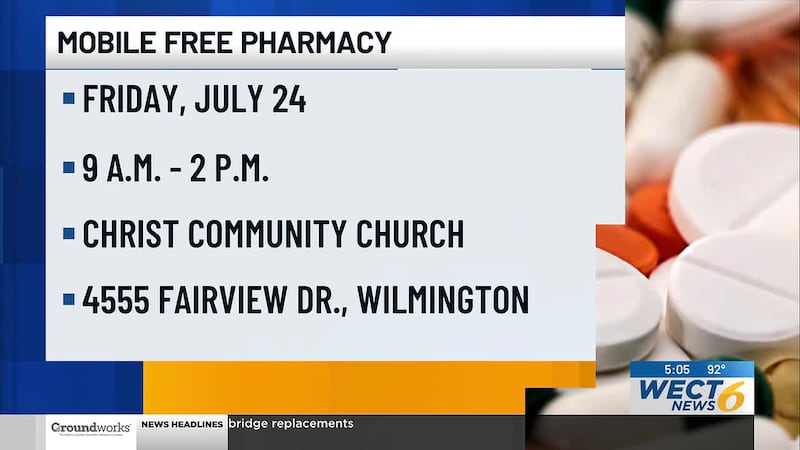 NC MedAssist will bring its Mobile Free Pharmacy to New Hanover County on Friday, offering...