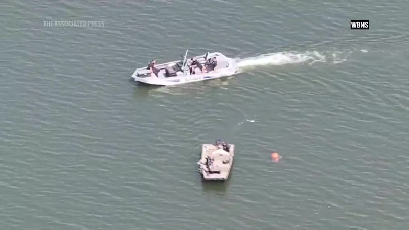 Five people have died on a river in Ohio after several of them went in to help another person...